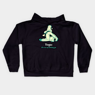 Yoga: The Art of Letting Go Kids Hoodie